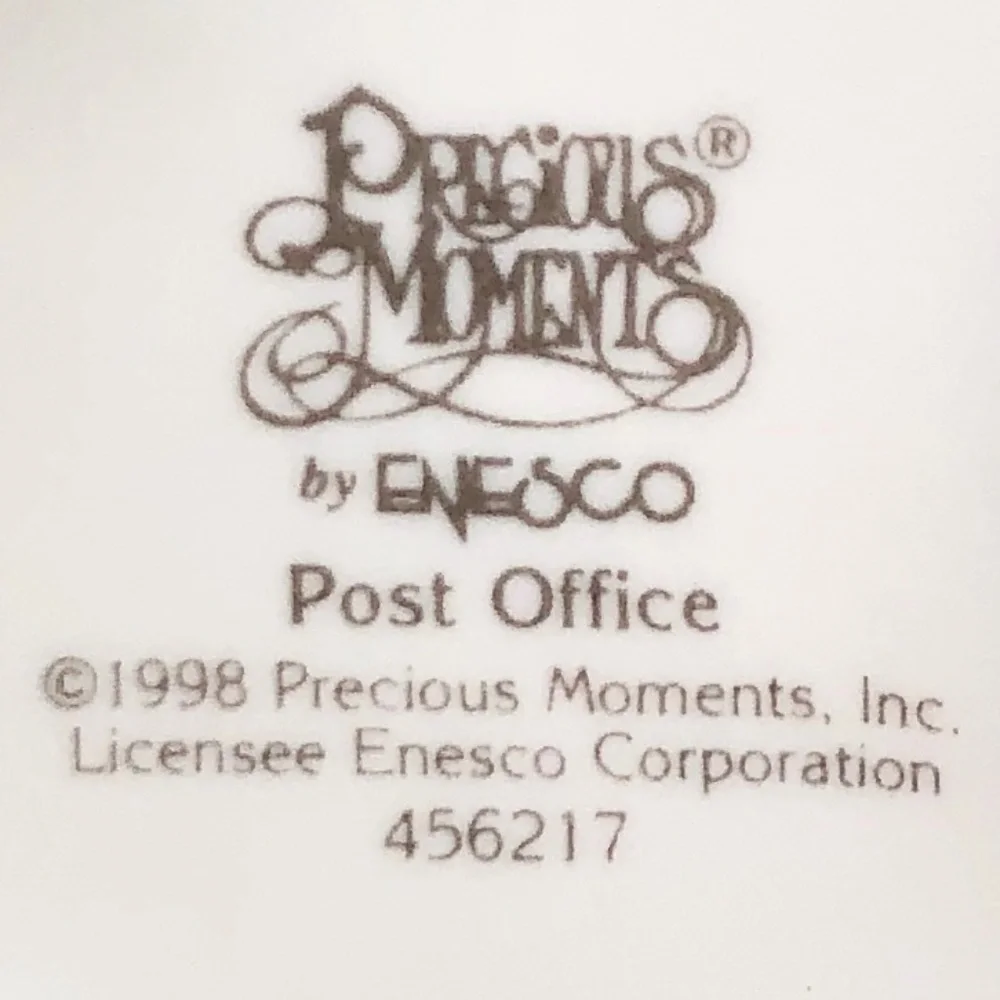 Precious Moments, Lighted Post Office, Vintage 1998, Very Nice Condition - Picture 7 of 11